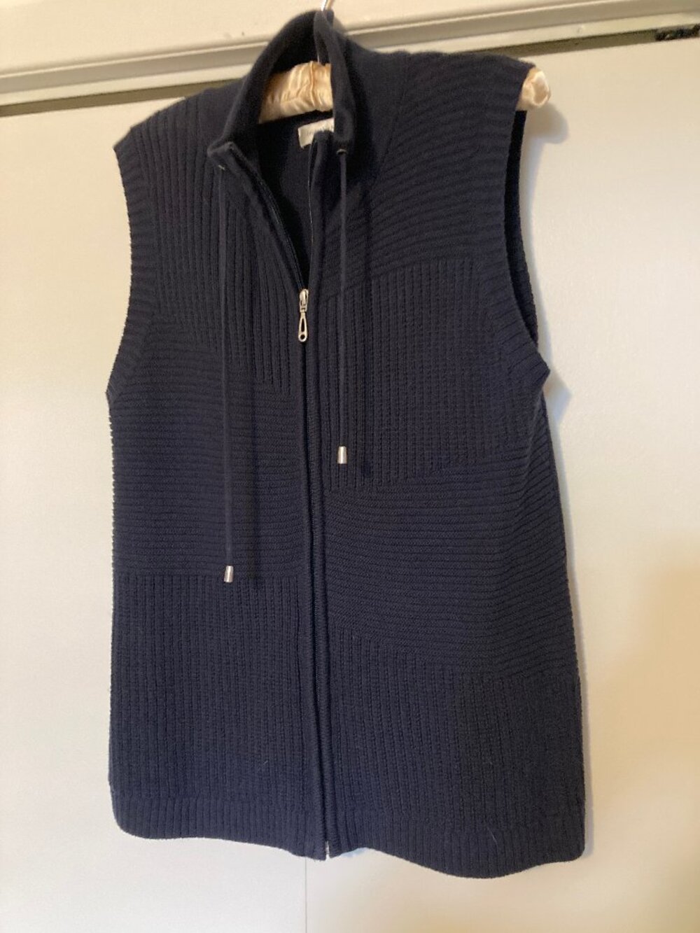 Zip Front Sweater Vest